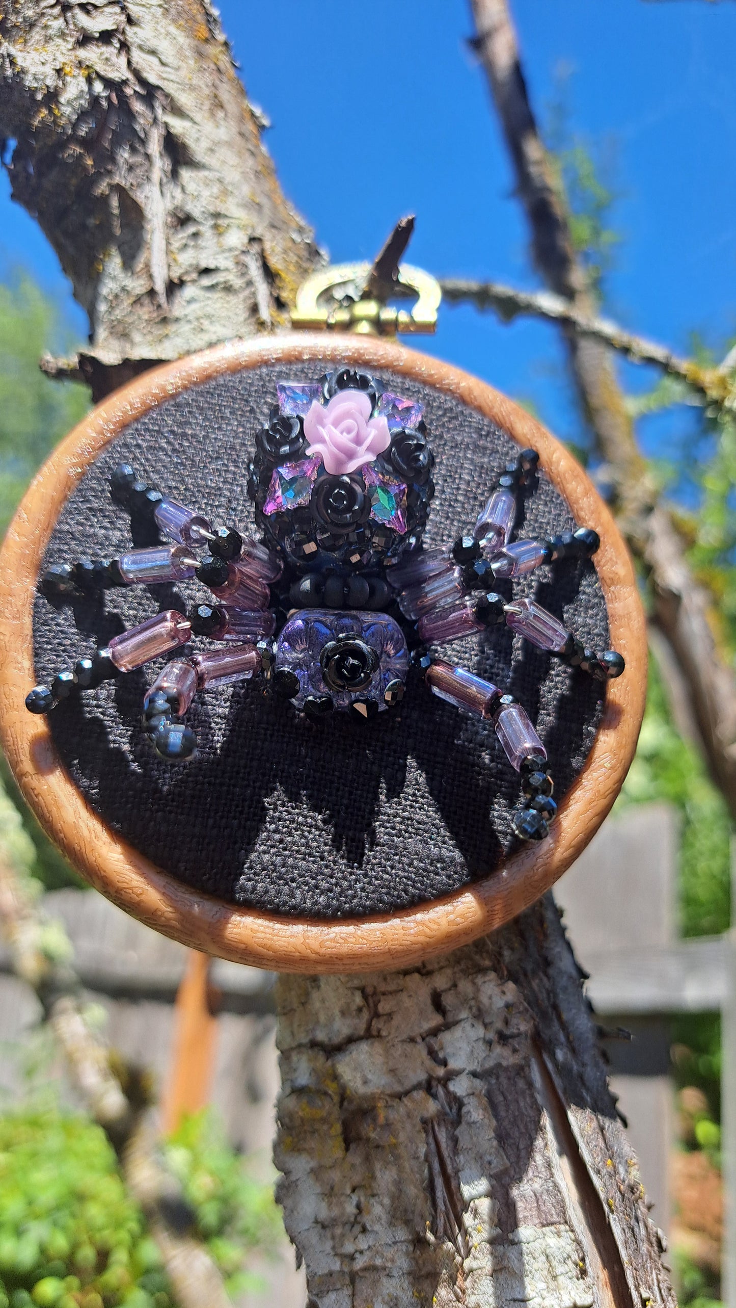 Hancrafted Jumping Spider Wall Hanger (Copy)