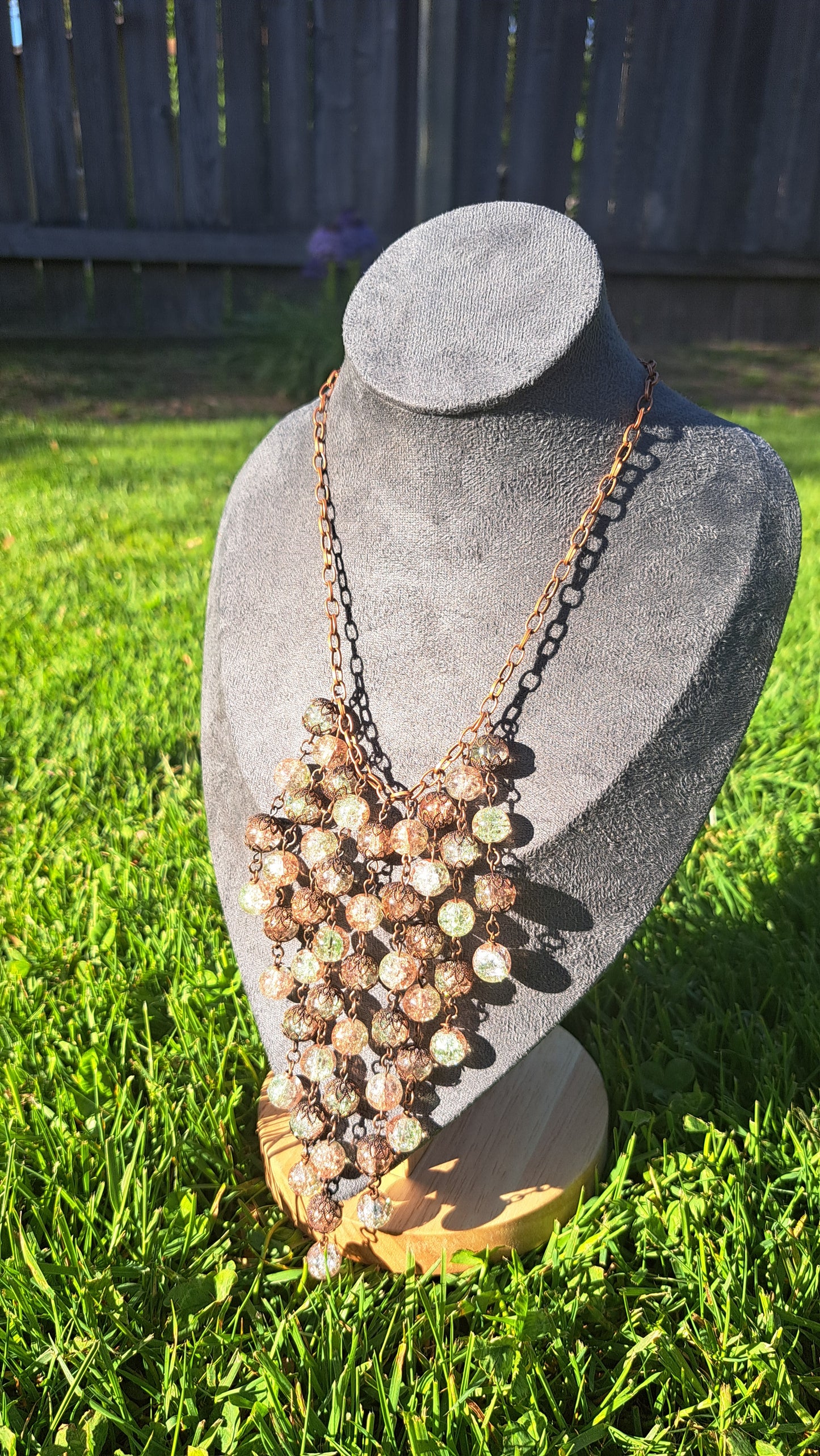 Handcrafted "Copper Drop" Necklace