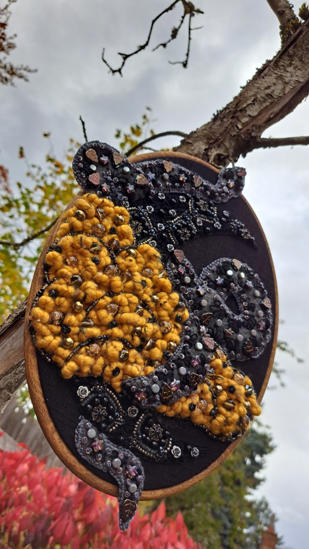 Handcrafted "Serpant of the Moon" Wall Hanger