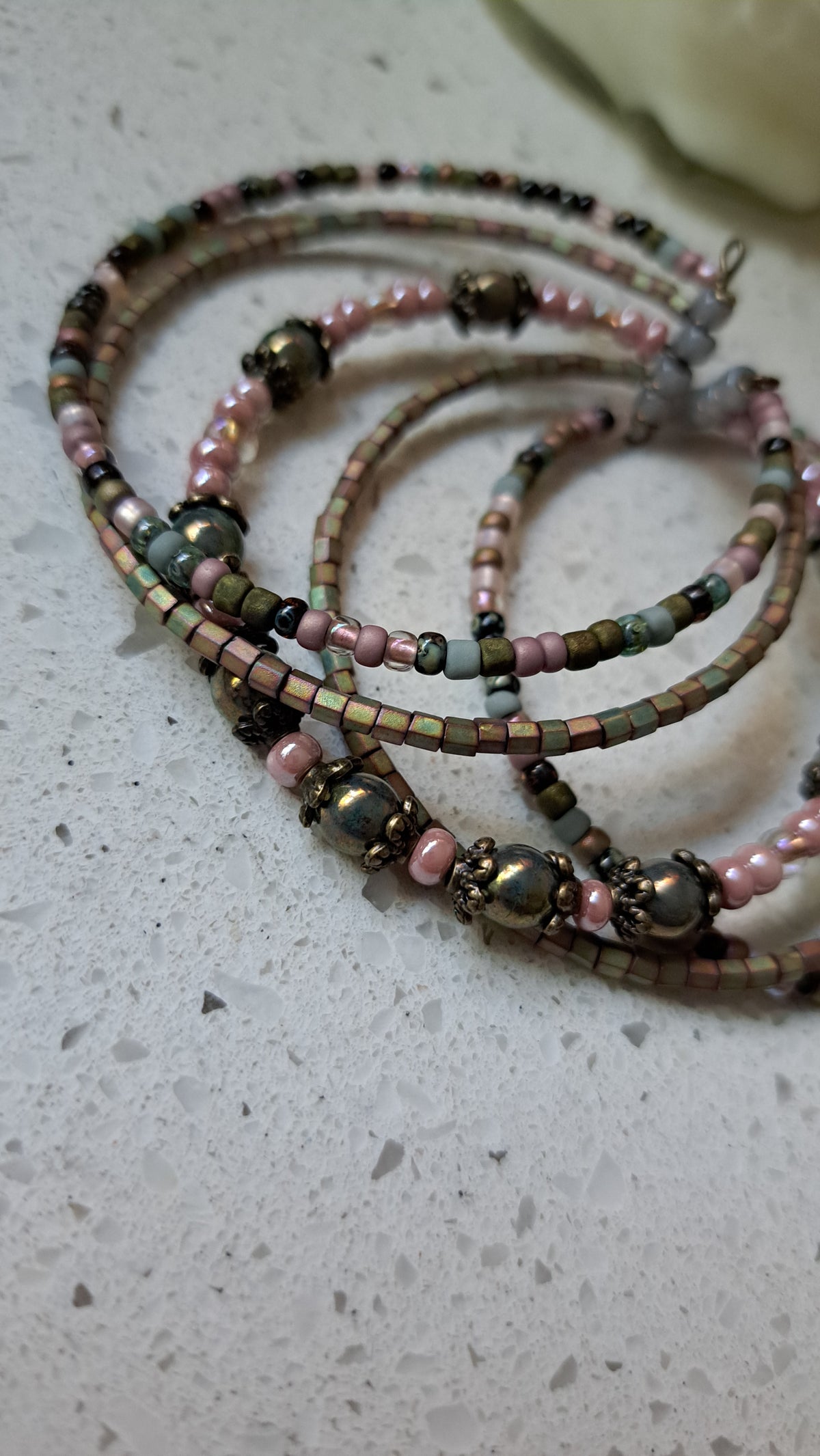 Hancrafted Memory Wire Braclet
