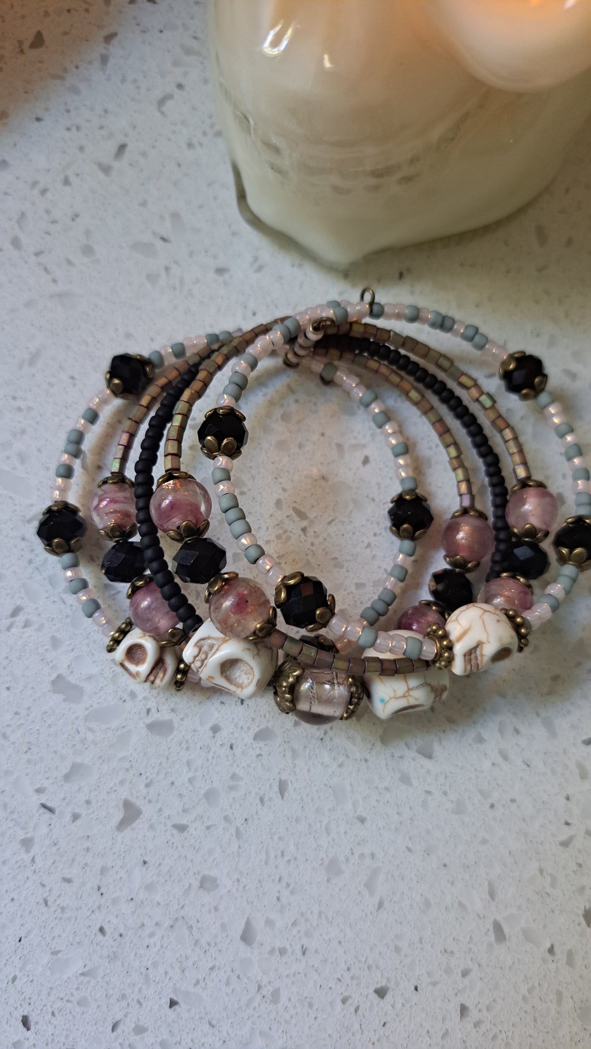 Handcrafted Skull Bracelet