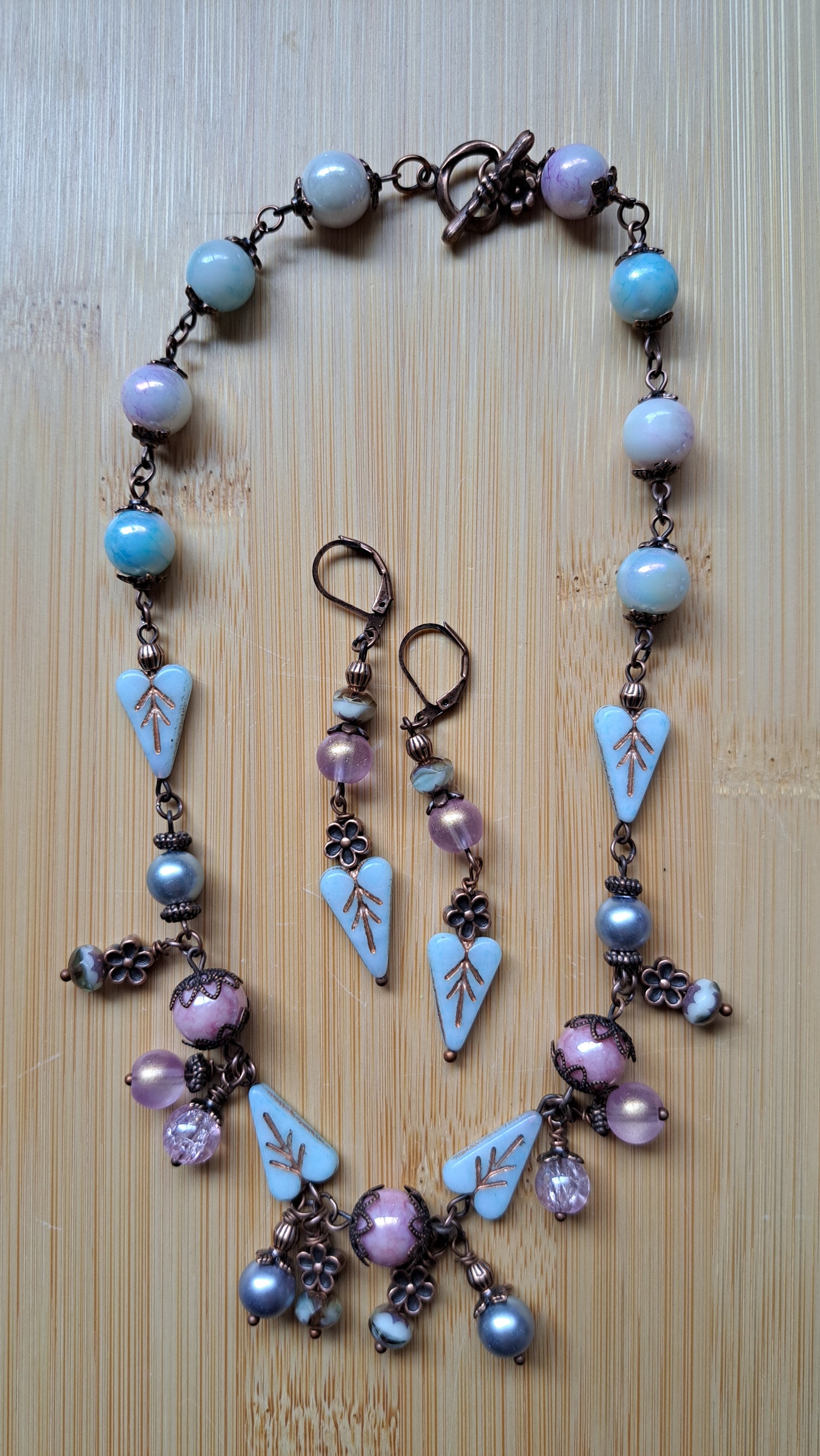 Handcrafted "Spring Morning" Jewelery Set