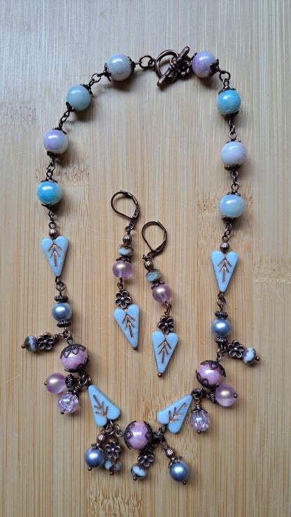 Handcrafted "Spring Morning" Jewelery Set