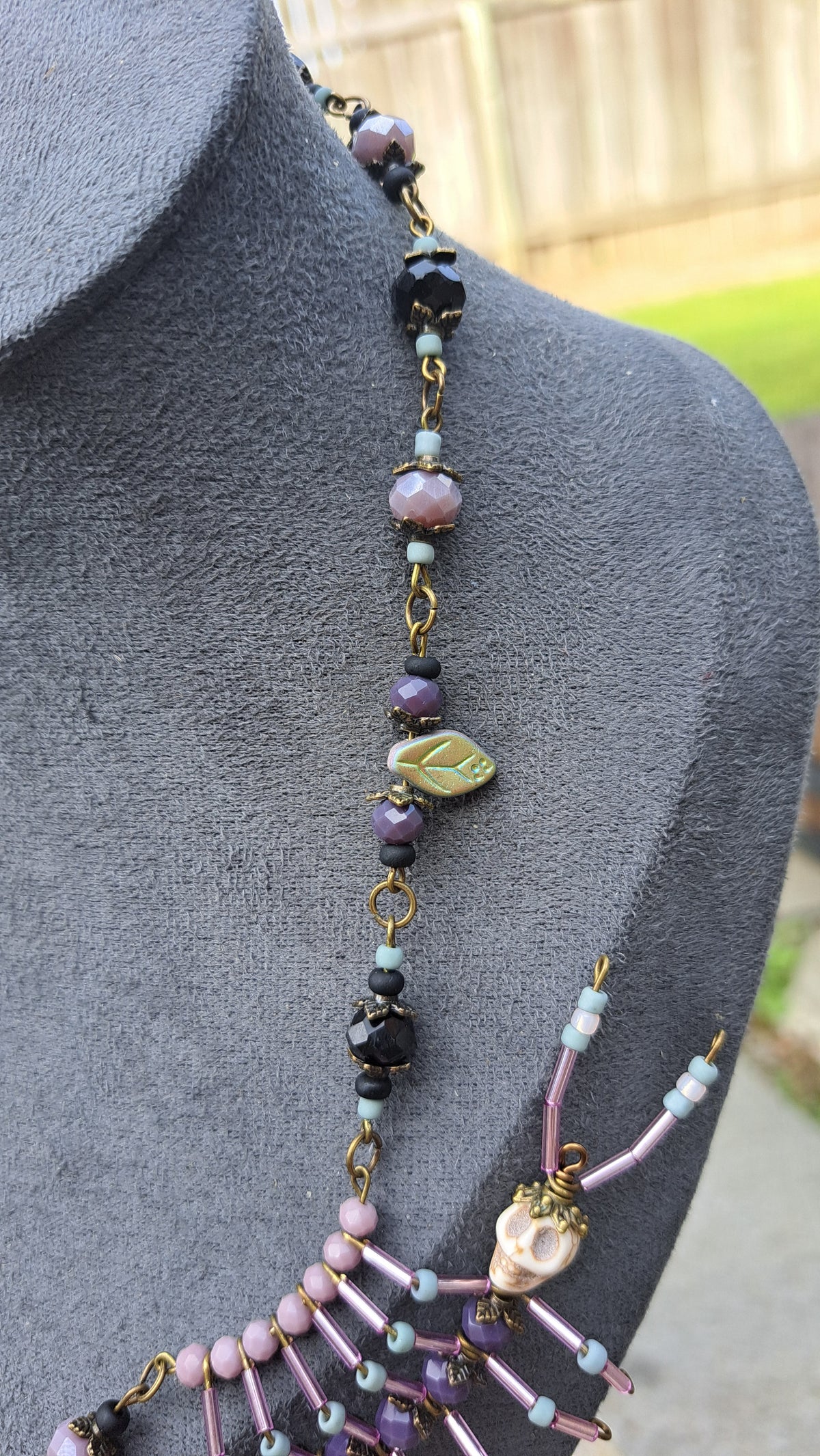 Handcrafted Deathipede Lovers Necklace