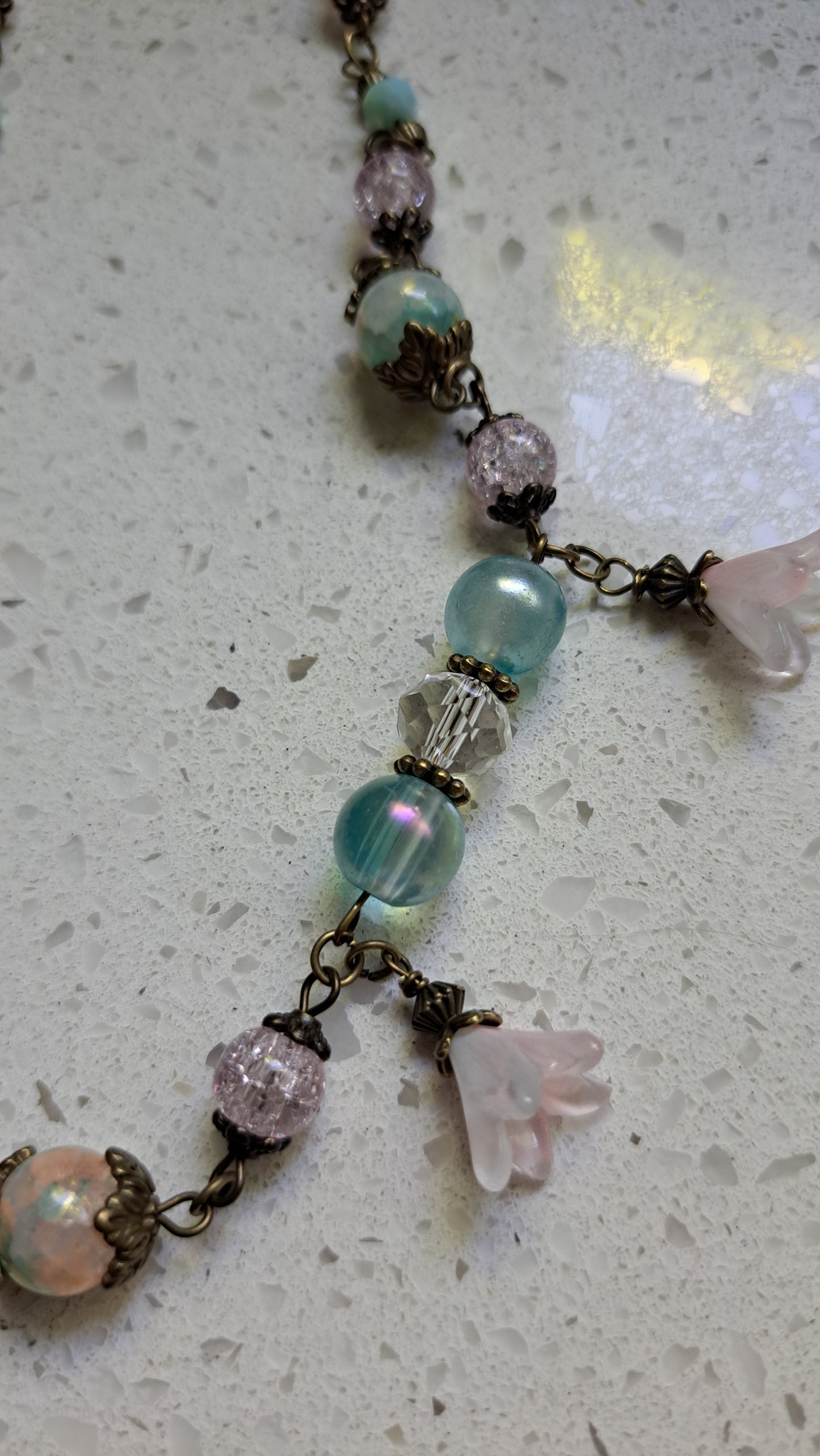 Handcrafted "Spring Is In the Air" Necklace