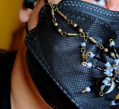 Handcrafted Spider Mask Chain