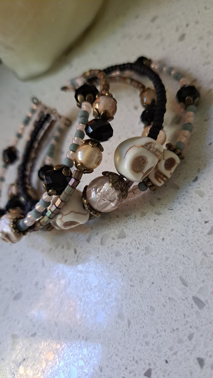 Handcrafted Skull Bracelet