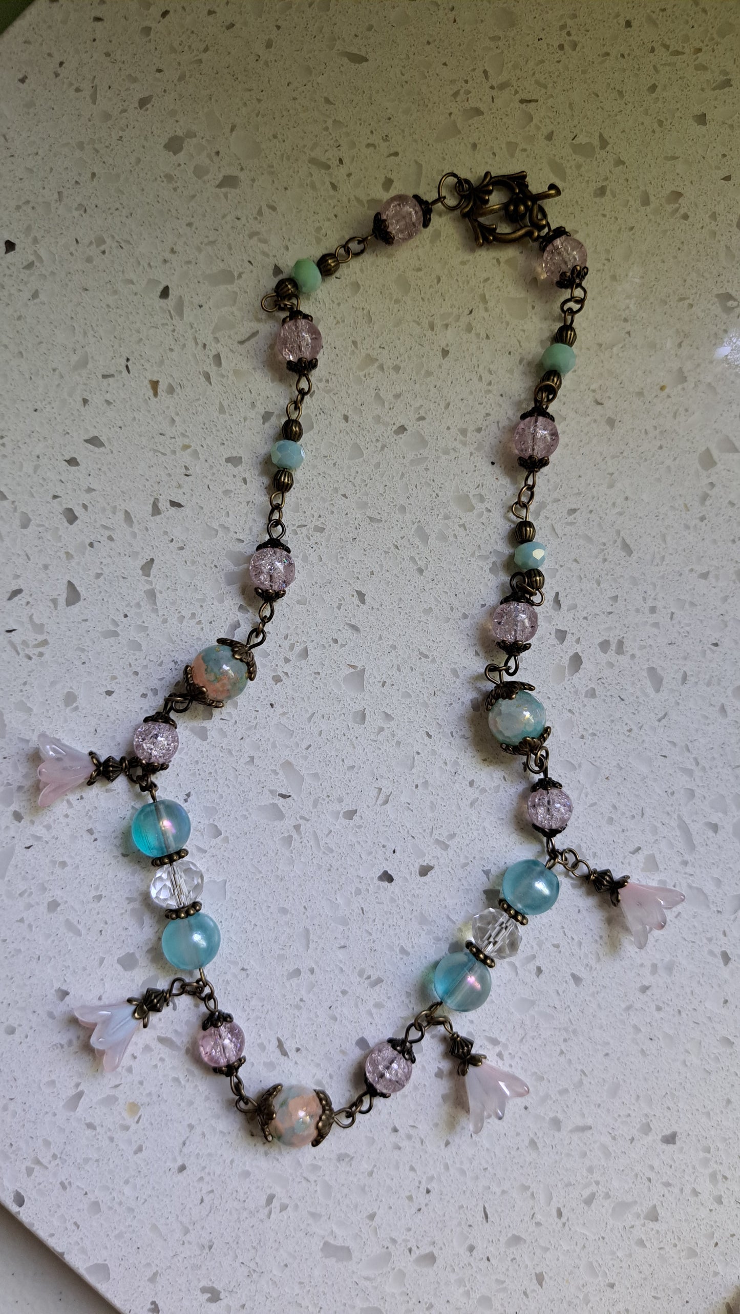 Handcrafted "Spring Is In the Air" Necklace