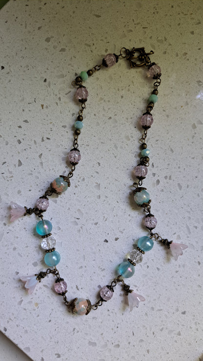 Handcrafted "Spring Is In the Air" Necklace