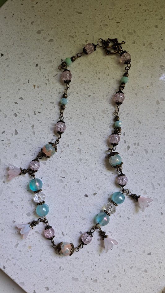 Handcrafted "Spring Is In the Air" Necklace