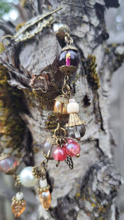 Handcrafted Autumn Bead Bracelet