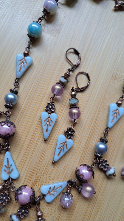 Handcrafted "Spring Morning" Jewelery Set