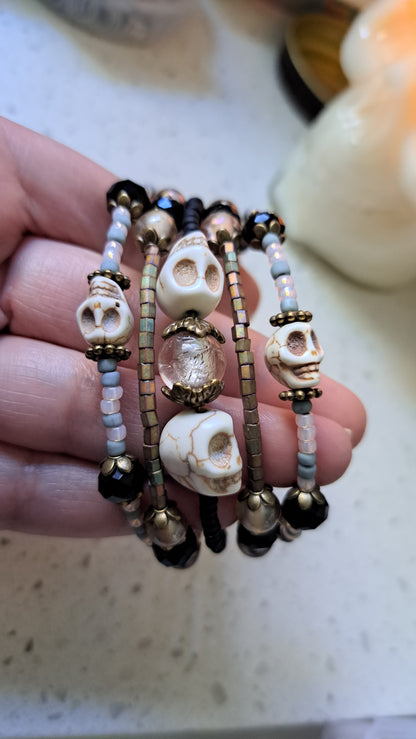Handcrafted Skull Bracelet
