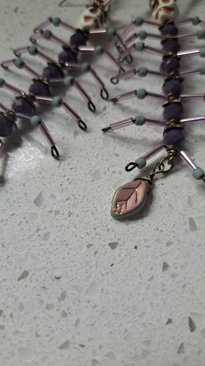 Handcrafted Deathipede Earrings