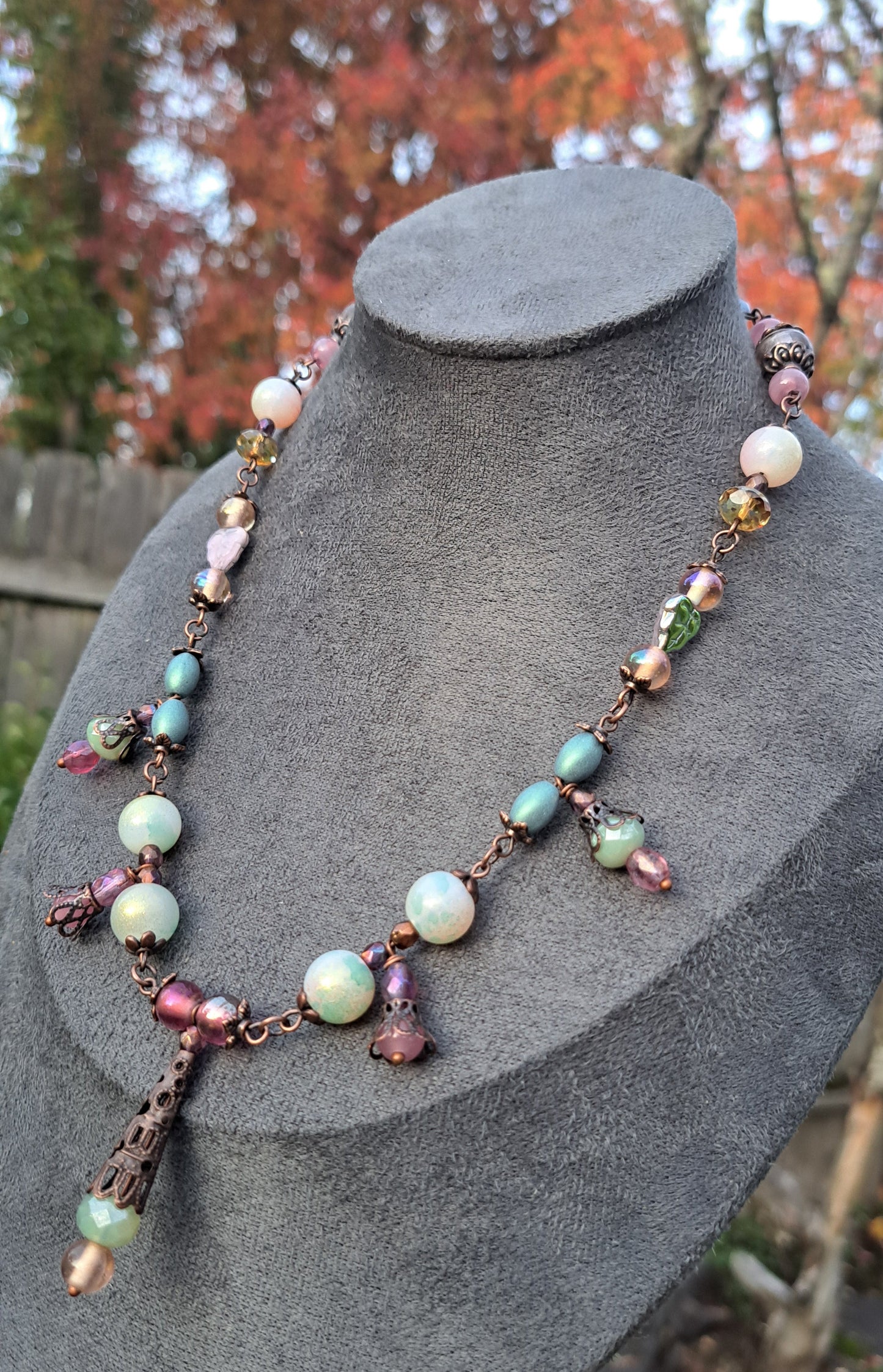 Handcrafted "Woodland Fairy" Necklace