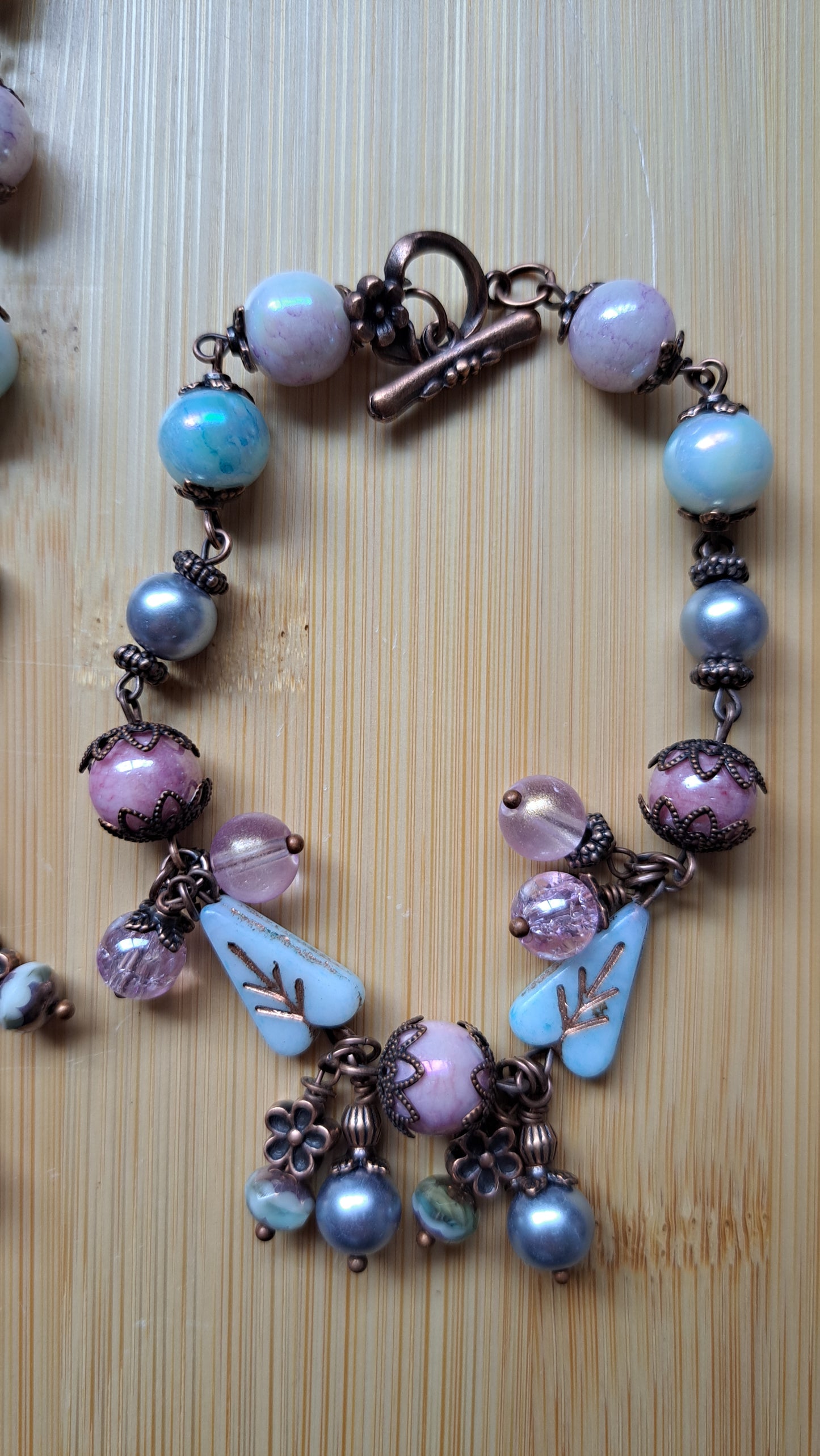 Handcrafted "Spring Morning" Jewelery Set