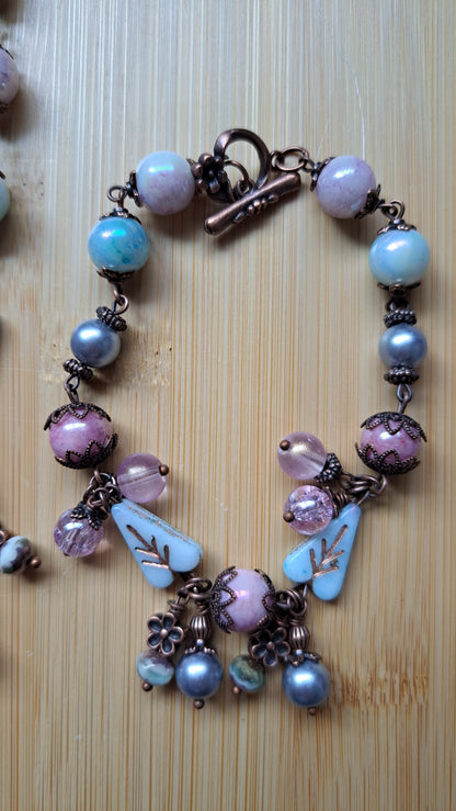 Handcrafted "Spring Morning" Jewelery Set