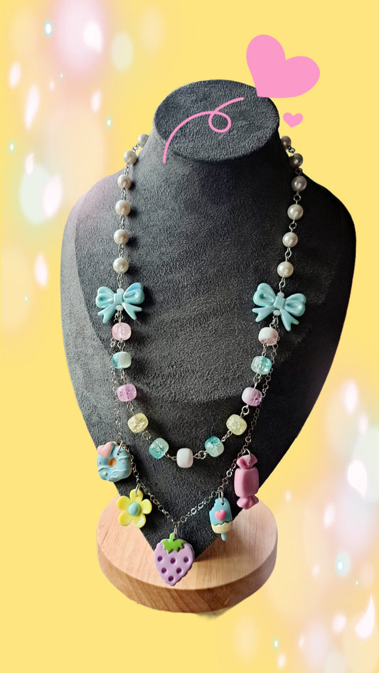 Handcrafted Yummy Pastels Necklace