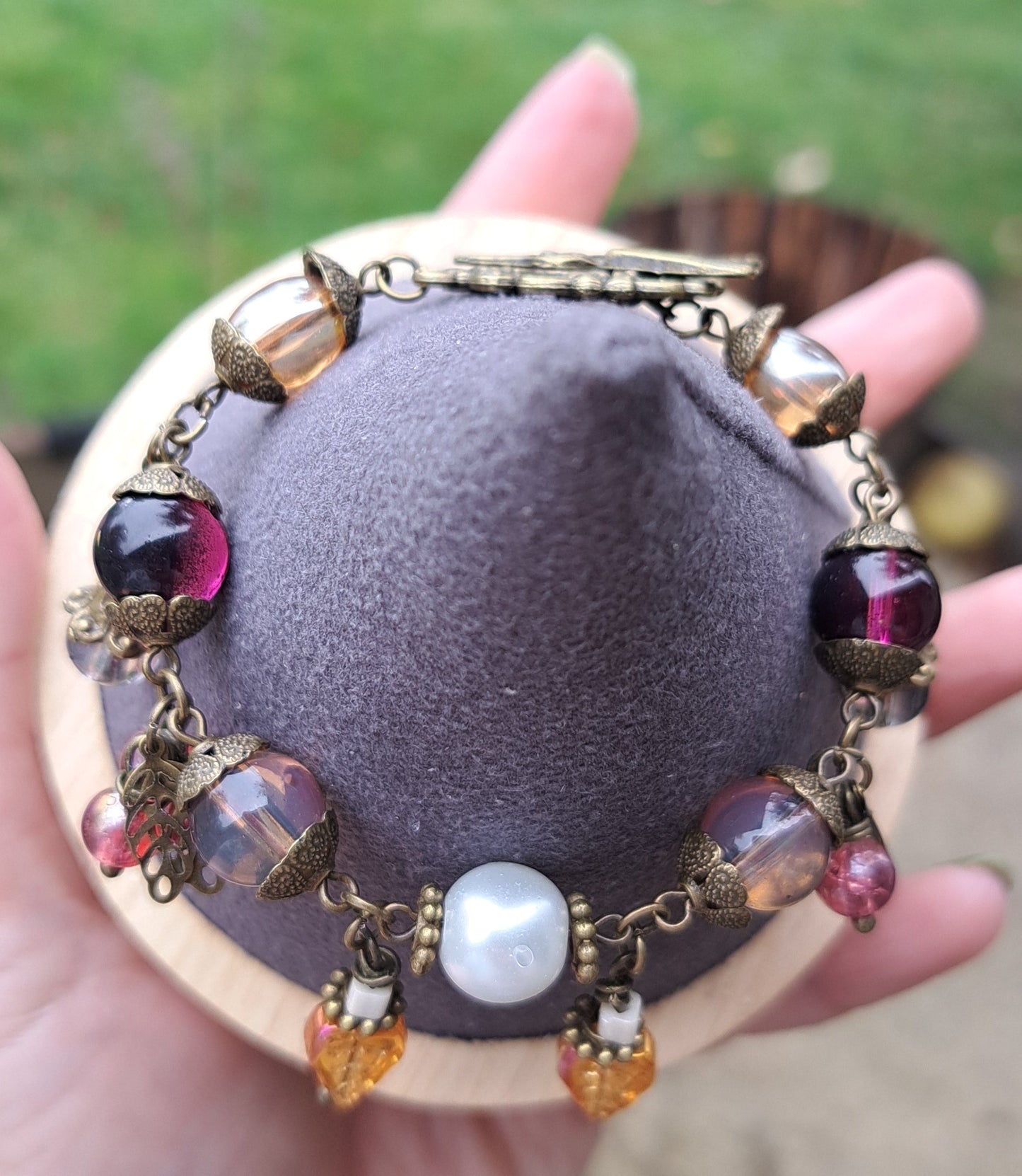 Handcrafted "Autumn" Beaded Jewlery Set