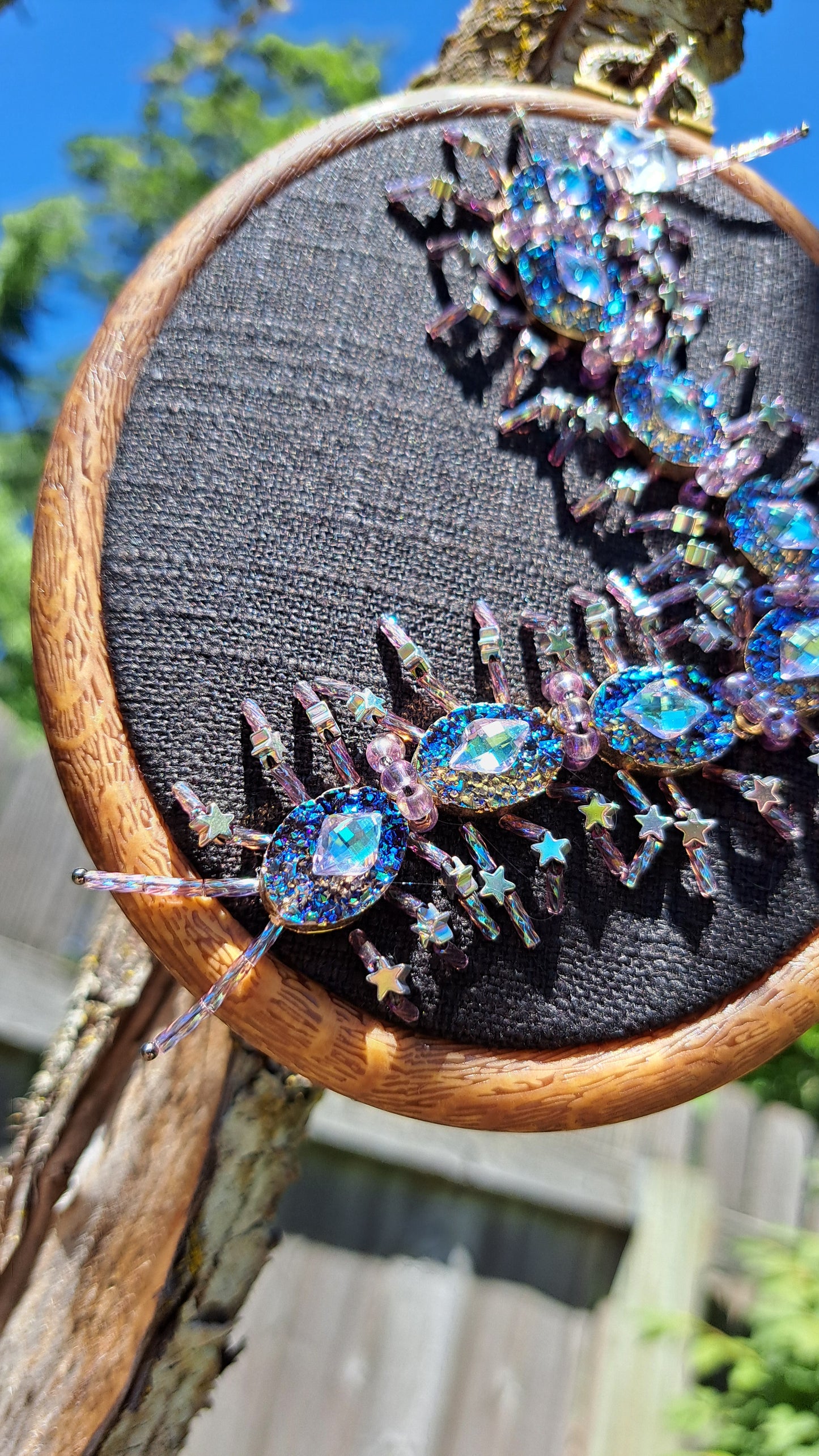 Handcrafted "The Constellations" Centipede Wall Hanger