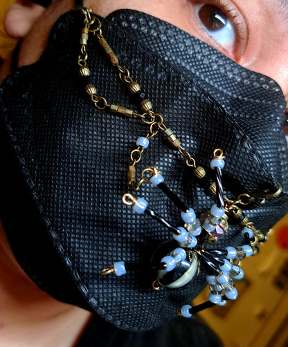 Handcrafted Spider Mask Chain