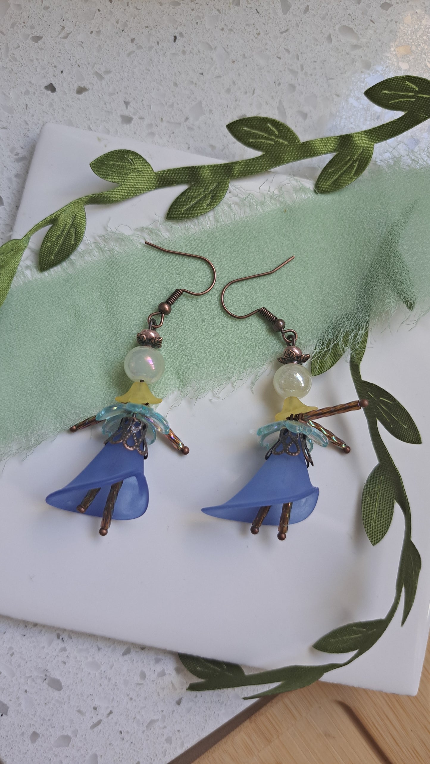 Handcrafted "Garden Helpers" Earrings