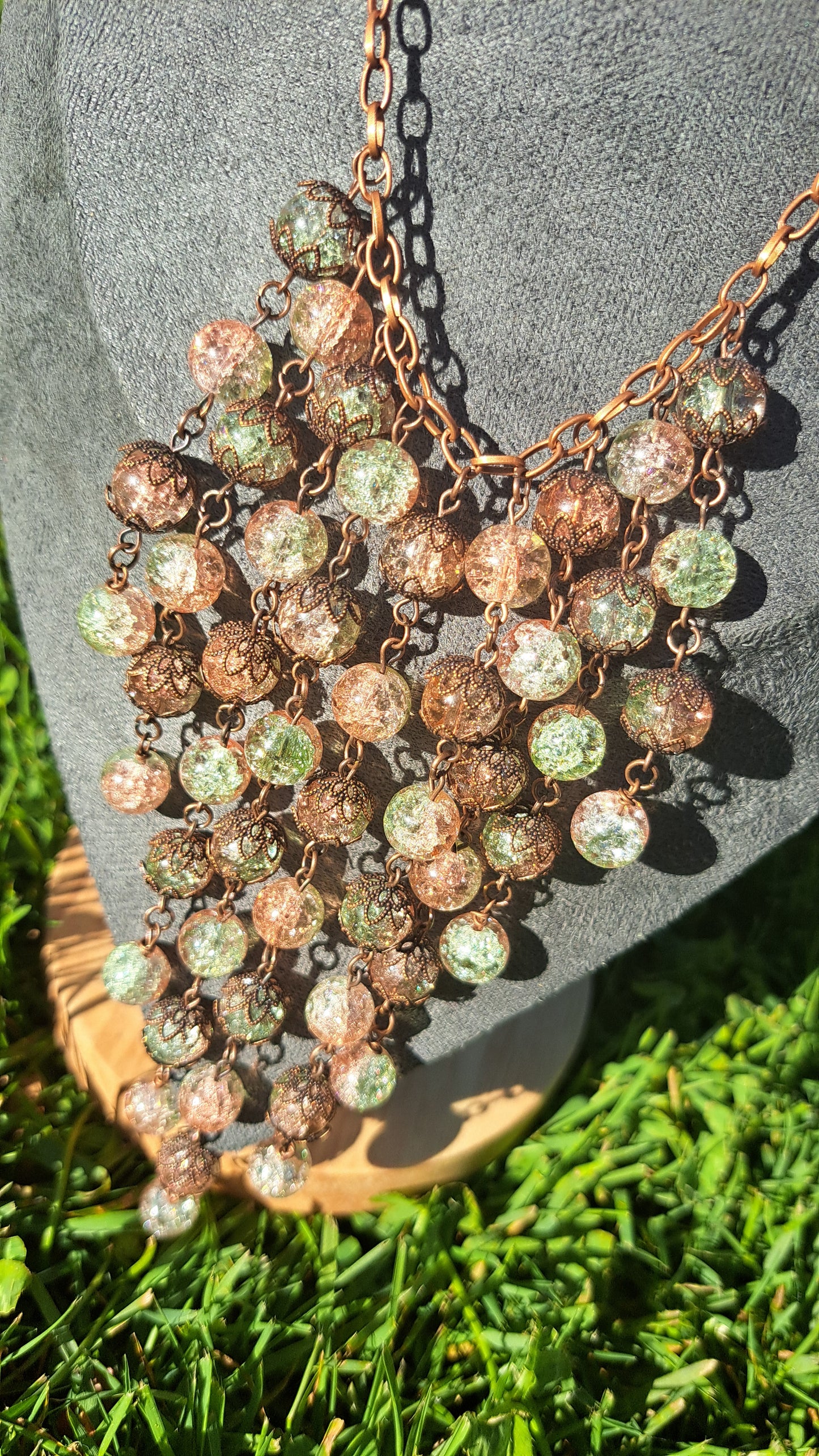 Handcrafted "Copper Drop" Necklace