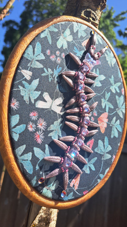 Hancrafted "Matilda" Centipede Wall Hanger