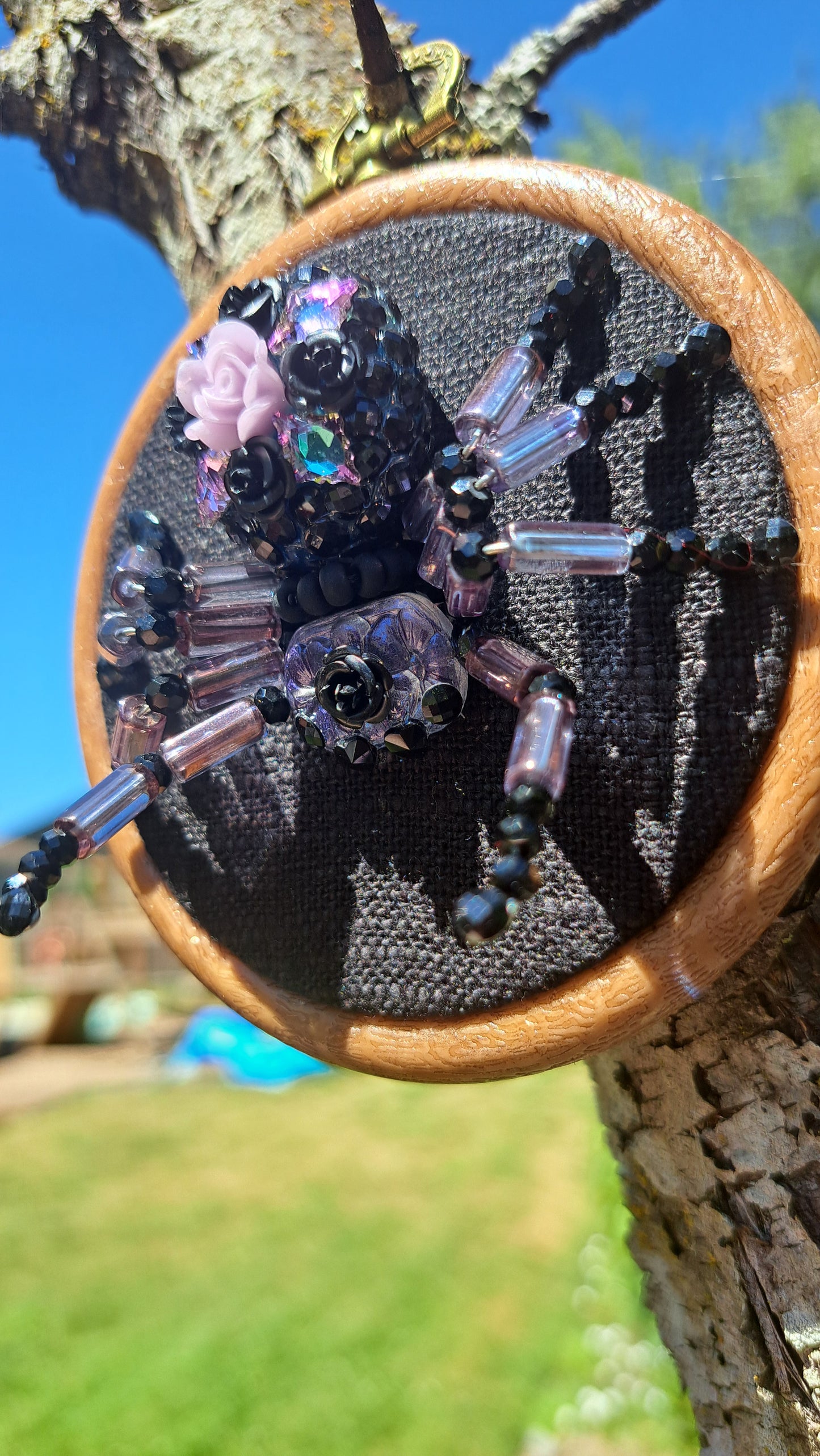 Hancrafted Jumping Spider Wall Hanger (Copy)