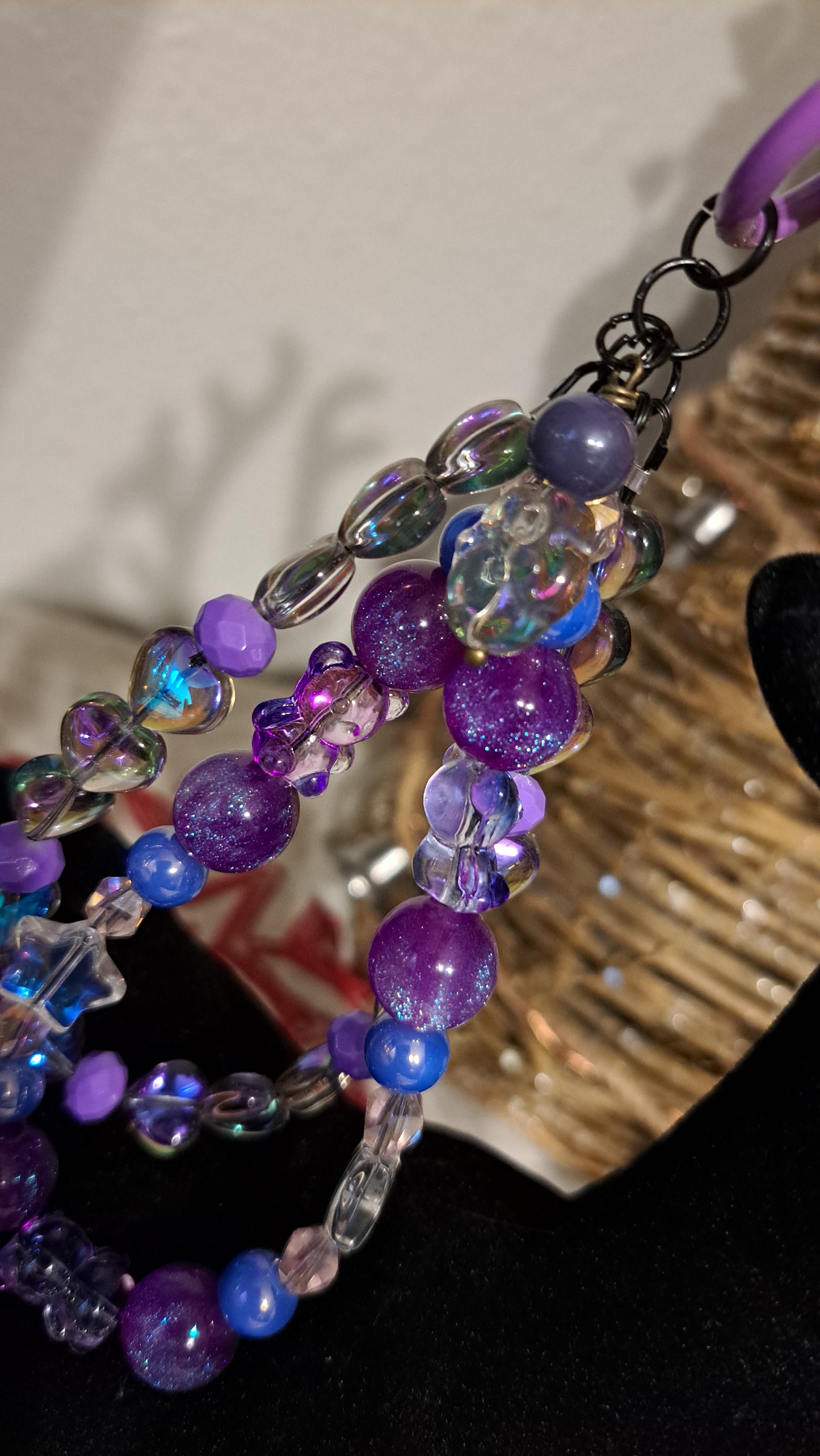 Handcrafted "Space Bear" Charm Dangle