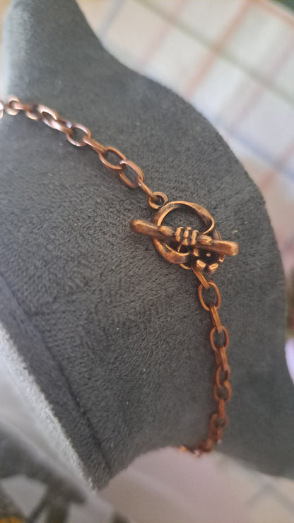 Handcrafted "Copper Sunrise" Necklace