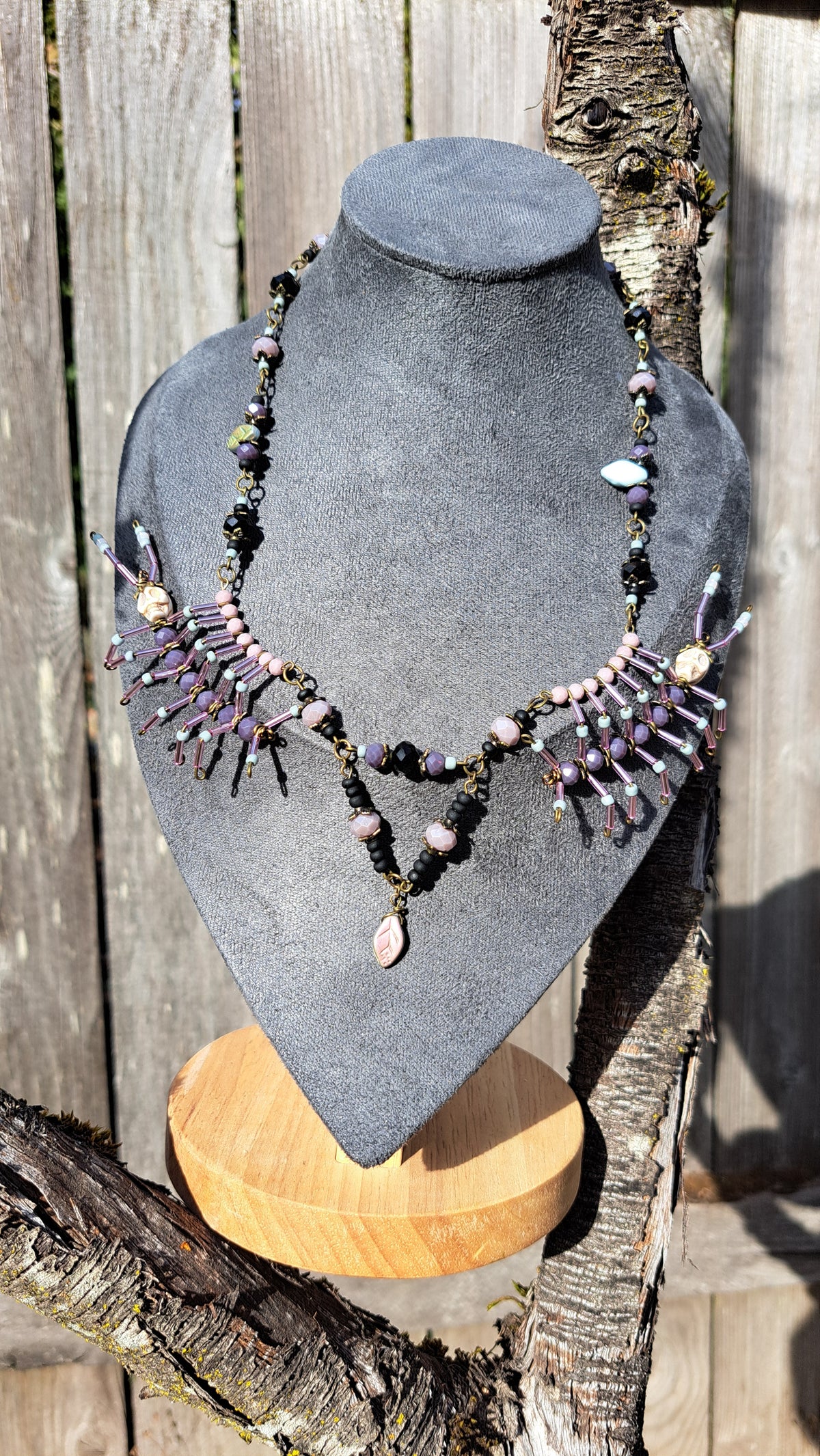 Handcrafted Deathipede Lovers Necklace