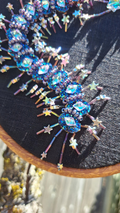 Handcrafted "Lovers Constellation" Centipede Wall Hanger