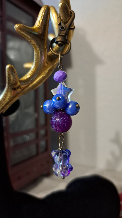 Handcrafted Space Bear Charm
