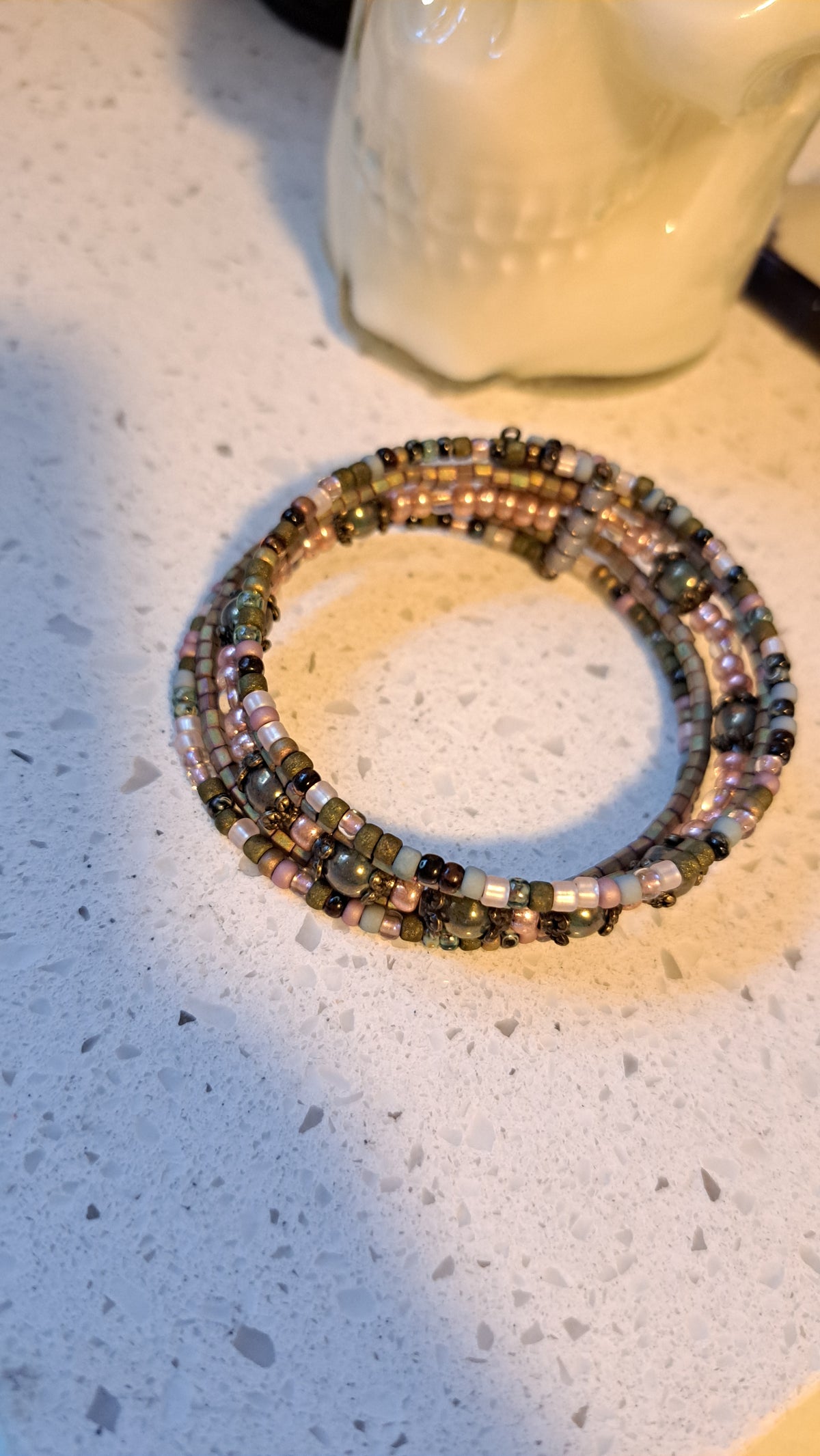 Hancrafted Memory Wire Braclet
