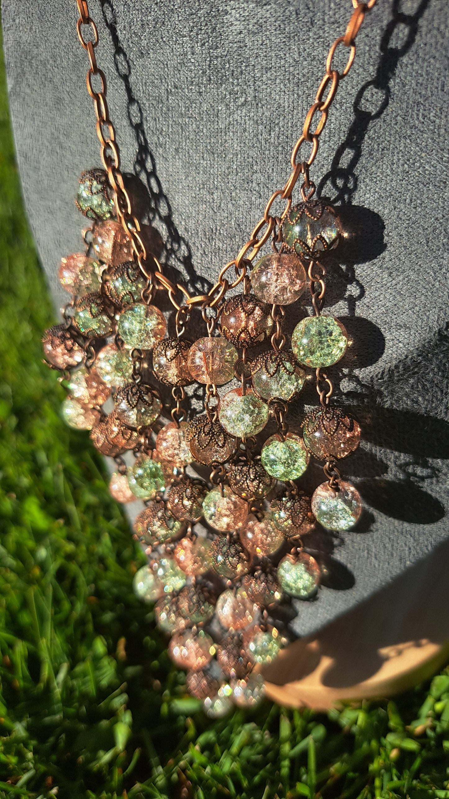 Handcrafted "Copper Drop" Necklace