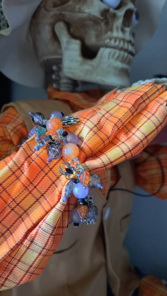 Handcrafted Beaded Cluster Bracelet