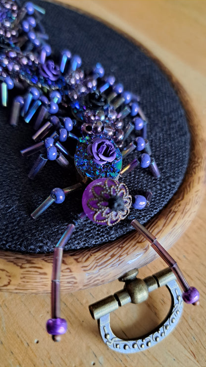 Hancrafted Galactic Floral Centipede