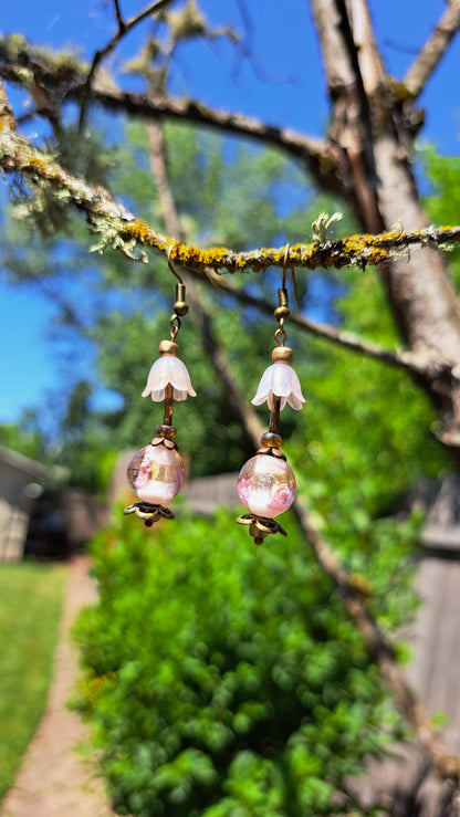 Handcrafted Antique Lamps Dangle Earrings