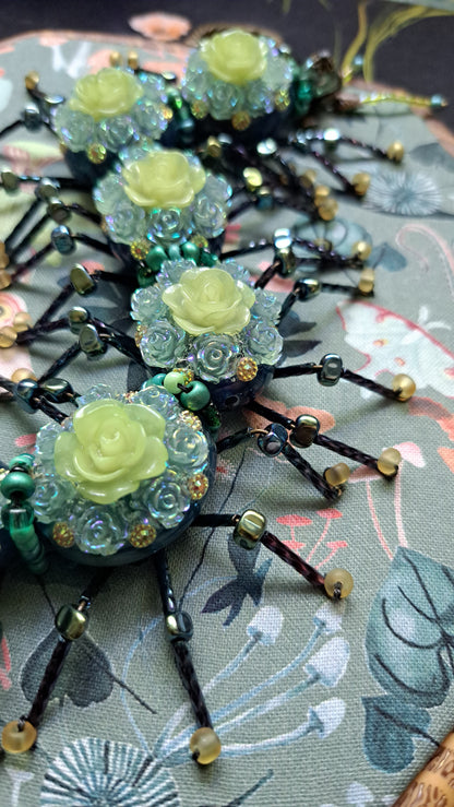 Handcrafted Floral Centipede Wall Hanger