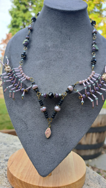 Handcrafted Deathipede Lovers Necklace