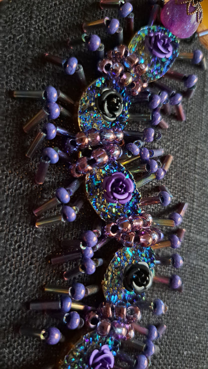 Hancrafted Galactic Floral Centipede