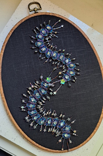 Handcrafted "Lovers Constellation" Centipede Wall Hanger