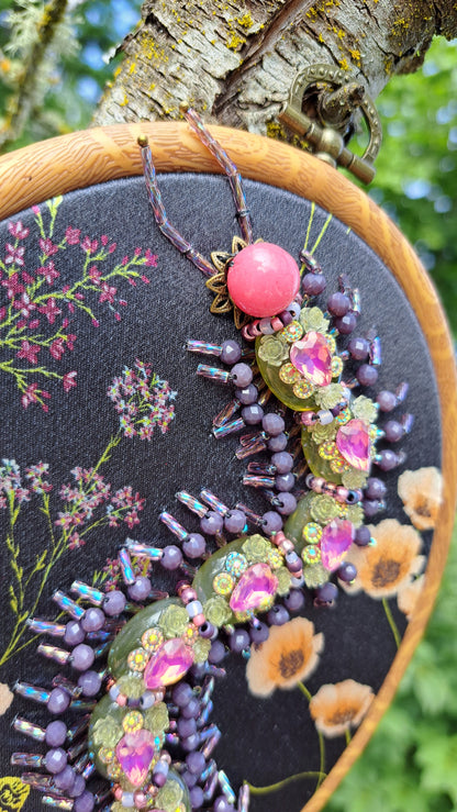Handcrafted "Priscilla" Centipede Wall Hanger