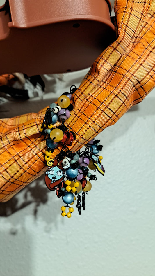 Handcrafted "Not Your Ordinary Rag Doll" Cluster Bead Bracelet