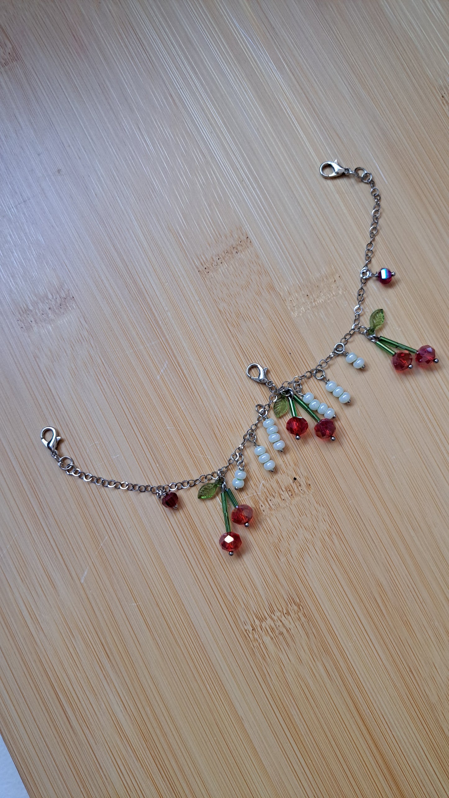 Handcrafted Cherry Mask Chain
