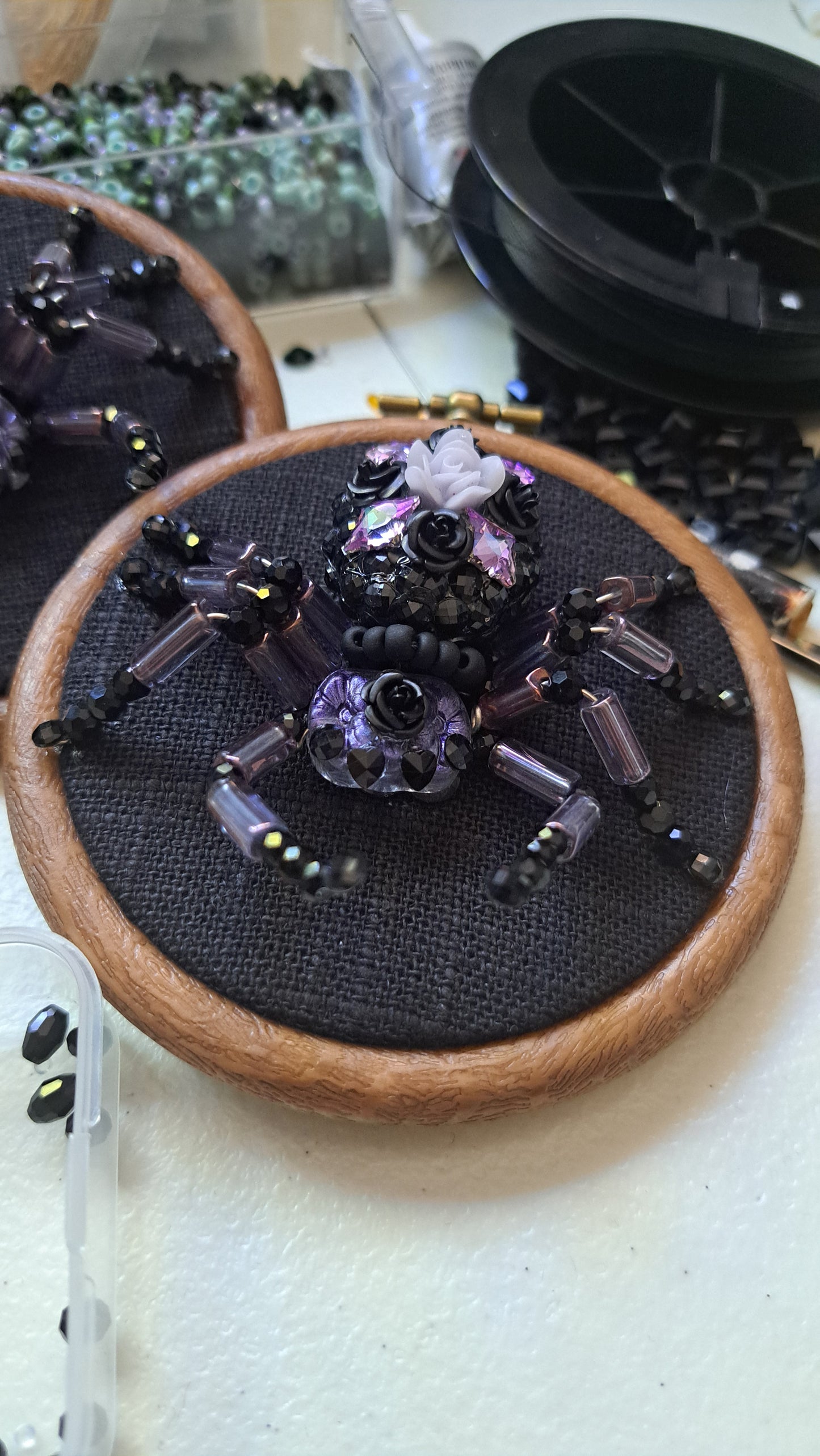 Hancrafted Jumping Spider Wall Hanger (Copy)
