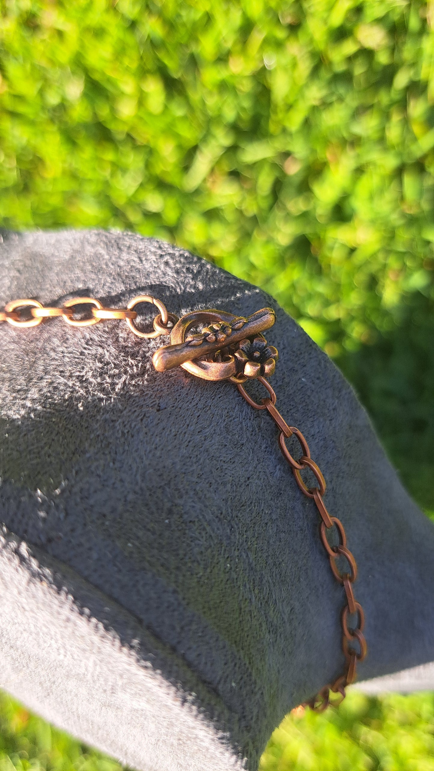 Handcrafted "Copper Drop" Necklace