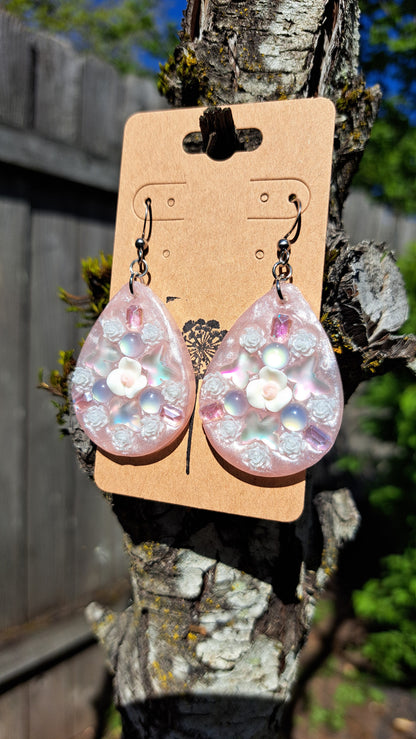 "Blushing Butterfly" Dangle Earring