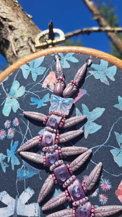 Hancrafted "Matilda" Centipede Wall Hanger